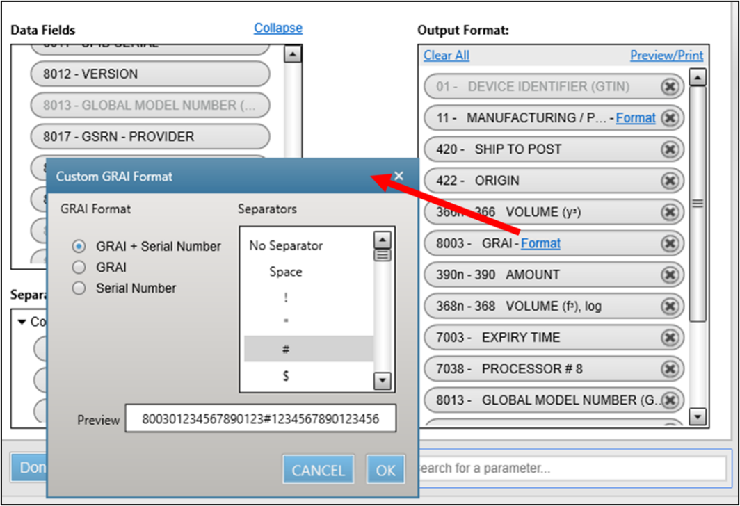 Global Returnable Asset Identifier (GRAI) AI