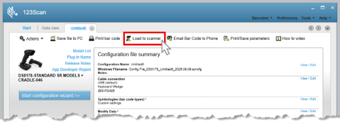 Load to Scanner