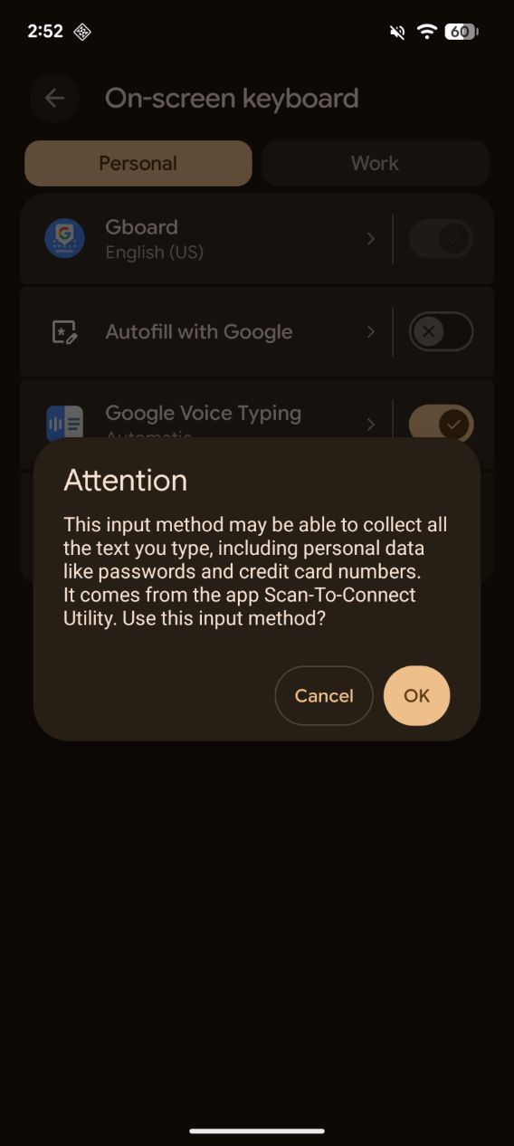 Reboot notice