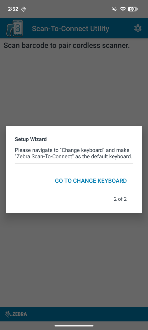 Setup Wizard step 2 of 2